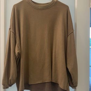 Very comfy brown sweatshirt tunic